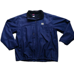 Genuine Stuff Notre Dame University Full Zip Jacket Extra Large